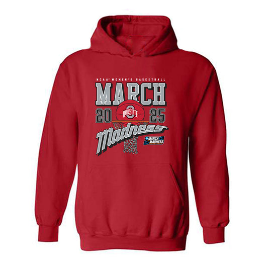Ohio State - NCAA Women's Basketball : Jaloni Cambridge - NCAA® March Madness® 2025 Shersey Hooded Sweatshirt-0