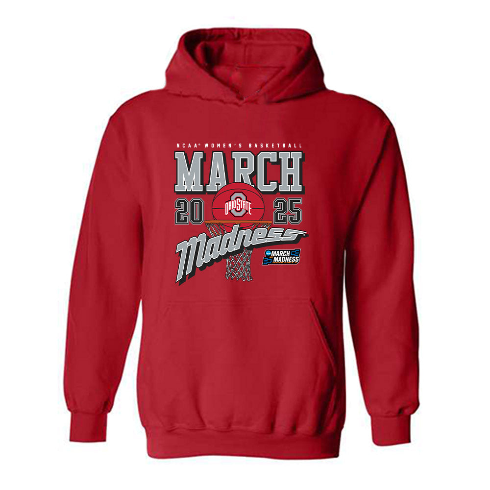 Ohio State - NCAA Women's Basketball : Tyana Todd - NCAA® March Madness® 2025 Shersey Hooded Sweatshirt-0