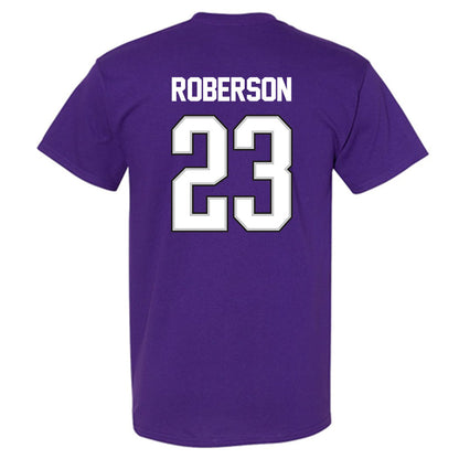 TCU - NCAA Women's Basketball : Aaliyah Roberson - NCAA® March Madness® 2025 Shersey T-Shirt-1