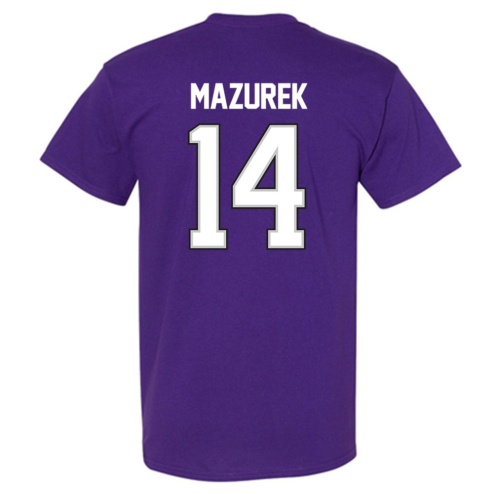 TCU - NCAA Women's Basketball : Natalie Mazurek - NCAA® March Madness® 2025 Shersey T-Shirt-1