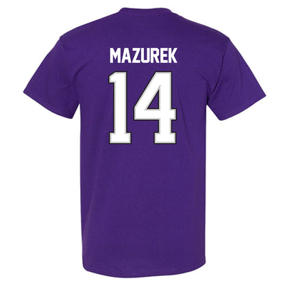 TCU - NCAA Women's Basketball : Natalie Mazurek - NCAA® March Madness® 2025 Shersey T-Shirt-1
