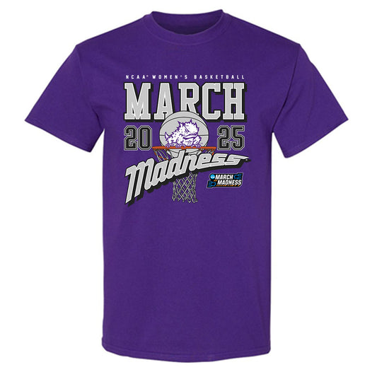TCU - NCAA Women's Basketball : Natalie Mazurek - NCAA® March Madness® 2025 Shersey T-Shirt-0