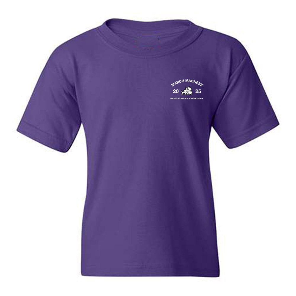 TCU - NCAA Women's Basketball : NCAA® March Madness® 2025 Roster Youth T-Shirt-0