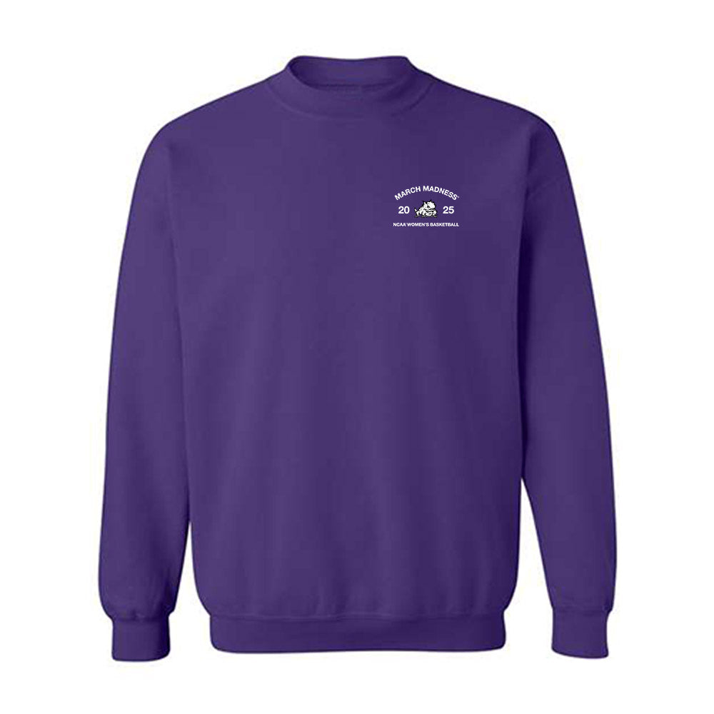 TCU - NCAA Women's Basketball : NCAA® March Madness® 2025 Roster Crewneck Sweatshirt-0