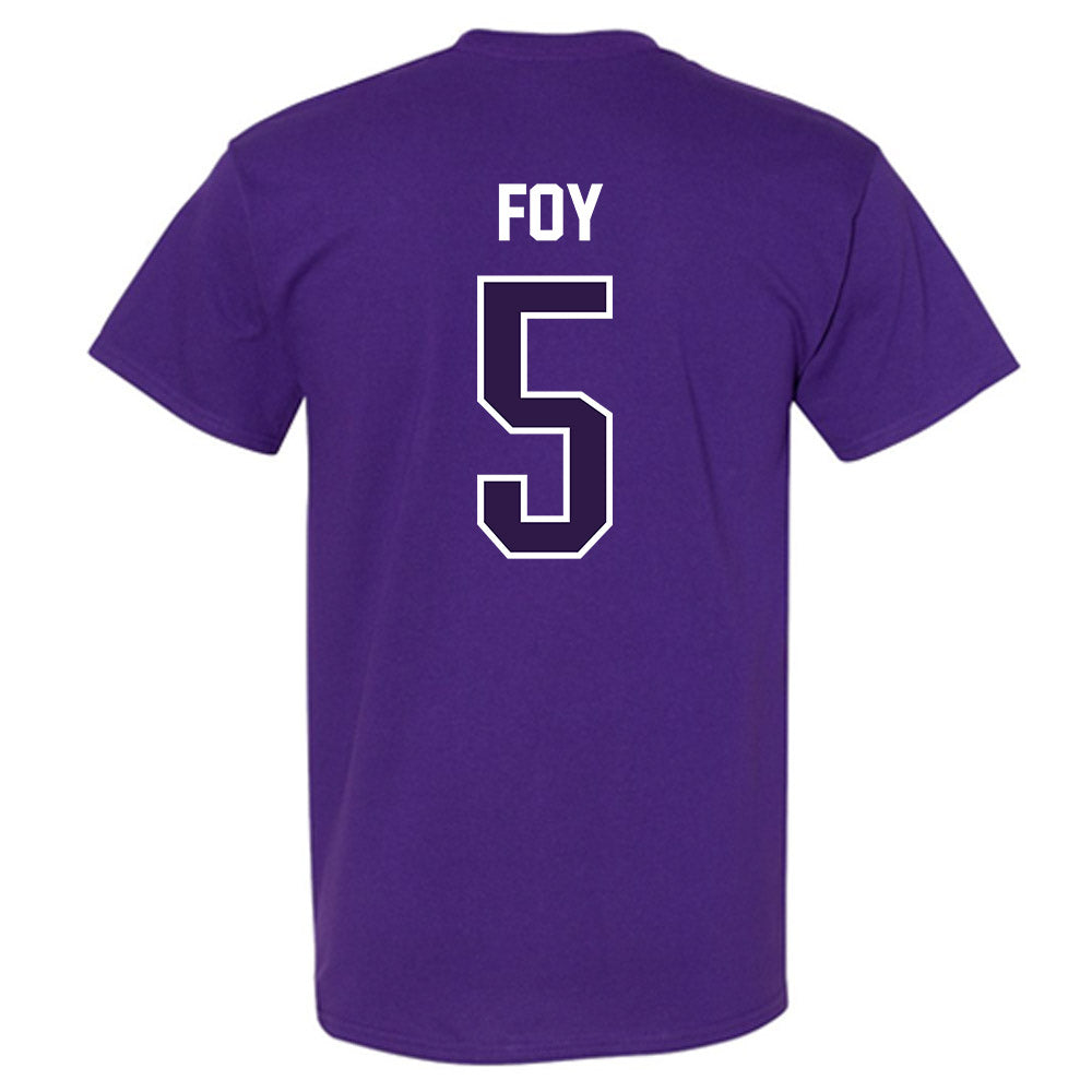 Kansas State - NCAA Women's Basketball : Aniya' Foy - NCAA® March Madness® 2025 Shersey T-Shirt-1