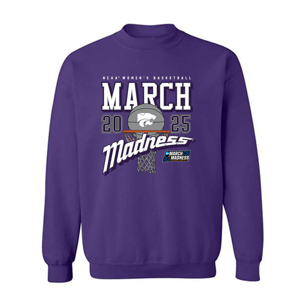 Kansas State - NCAA Women's Basketball : Izela Arenas - NCAA® March Madness® 2025 Shersey Crewneck Sweatshirt-0