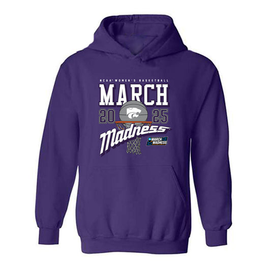 Kansas State - NCAA Women's Basketball : Tess Heal - NCAA® March Madness® 2025 Shersey Hooded Sweatshirt-0