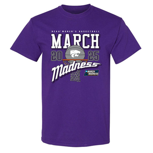 Kansas State - NCAA Women's Basketball : jordan speiser - NCAA® March Madness® 2025 Shersey T-Shirt-0
