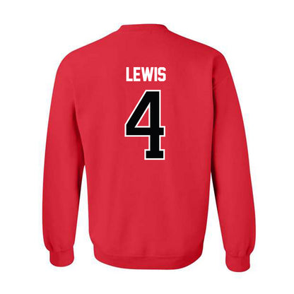 NC State - NCAA Women's Basketball : Alyssa Lewis - NCAA® March Madness® 2025 Shersey Crewneck Sweatshirt-1