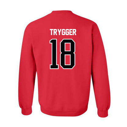 NC State - NCAA Women's Basketball : Tilda Trygger - NCAA® March Madness® 2025 Shersey Crewneck Sweatshirt-1