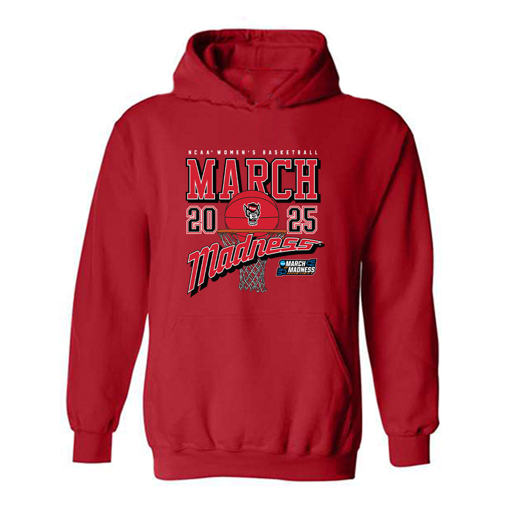 NC State - NCAA Women's Basketball : Devyn Quigley - NCAA® March Madness® 2025 Shersey Hooded Sweatshirt-0