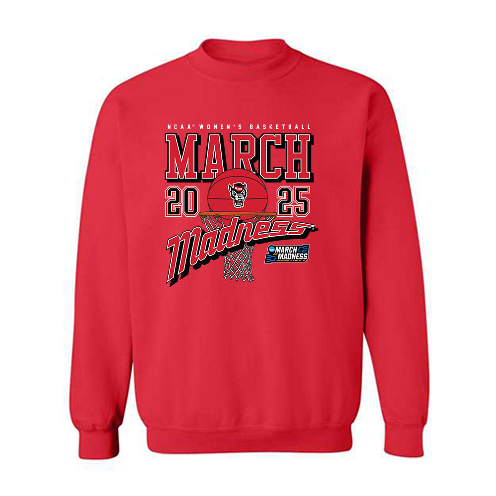 NC State - NCAA Women's Basketball : Zamareya Jones - NCAA® March Madness® 2025 Shersey Crewneck Sweatshirt-0