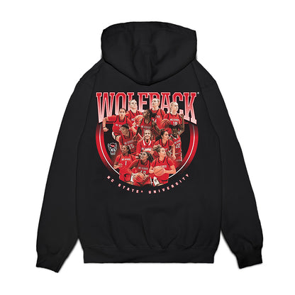 NC State - NCAA Women's Basketball : - NCAA® March Madness® 2025 Team Premium Hooded Sweatshirt-1