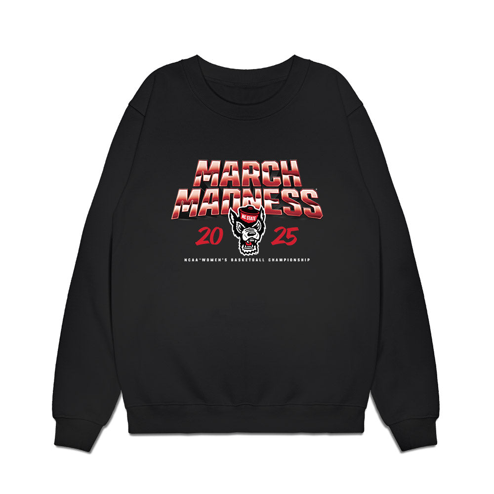 NC State - NCAA Women's Basketball : - NCAA® March Madness® 2025 Team Premium Crewneck Sweatshirt-0