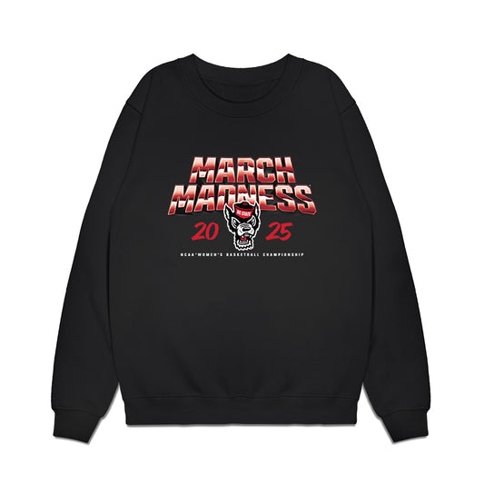 NC State - NCAA Women's Basketball : - NCAA® March Madness® 2025 Team Premium Crewneck Sweatshirt-0