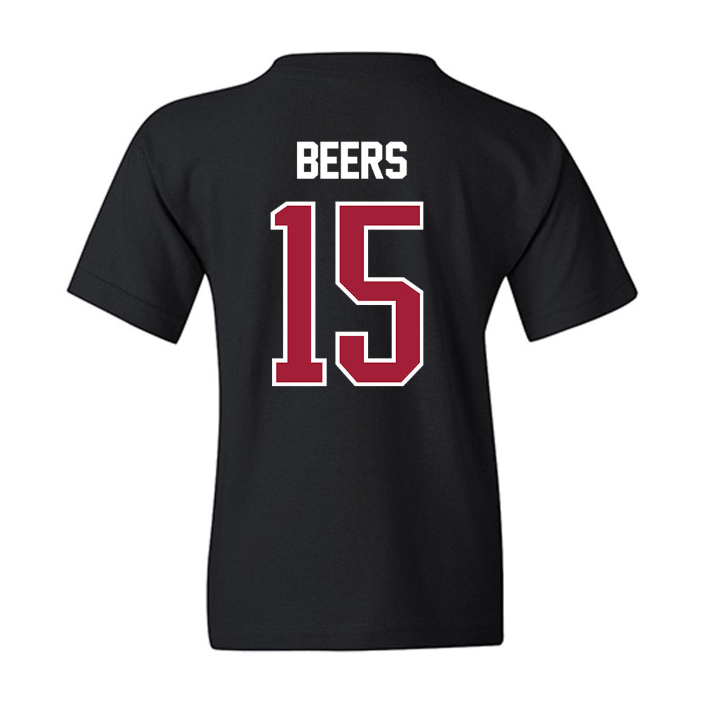 Oklahoma - NCAA Women's Basketball : Raegan Beers - NCAA® March Madness® 2025 Shersey Youth T-Shirt-1
