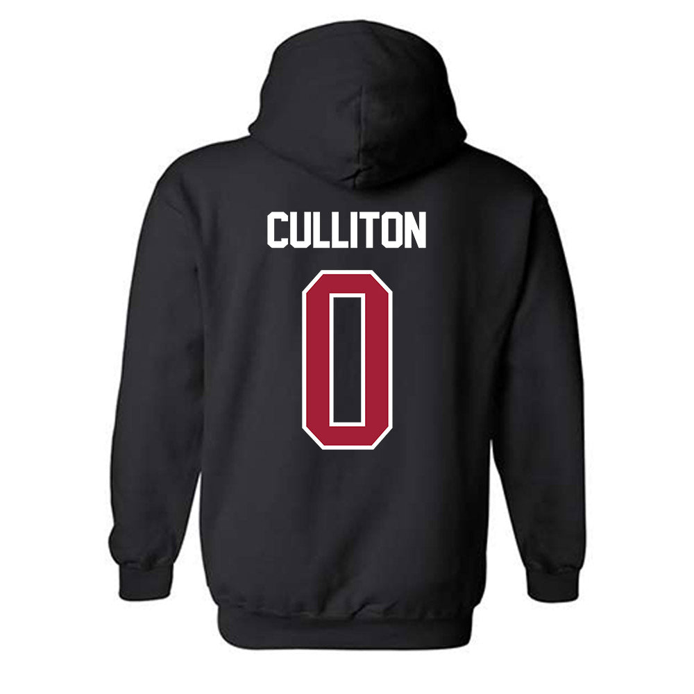 Oklahoma - NCAA Women's Basketball : Beatrice Culliton - NCAA® March Madness® 2025 Shersey Hooded Sweatshirt-1