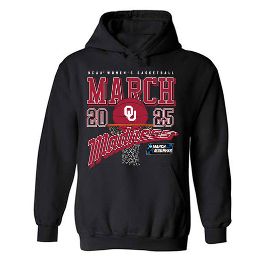 Oklahoma - NCAA Women's Basketball : Keziah Lofton - NCAA® March Madness® 2025 Shersey Hooded Sweatshirt-0