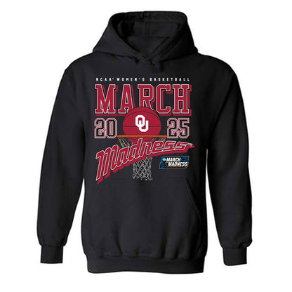 Oklahoma - NCAA Women's Basketball : Raegan Beers - NCAA® March Madness® 2025 Shersey Hooded Sweatshirt-0