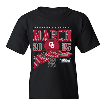 Oklahoma - NCAA Women's Basketball : Emma Tolan - NCAA® March Madness® 2025 Shersey Youth T-Shirt-0