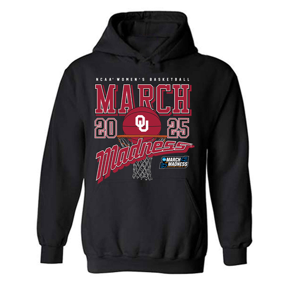 Oklahoma - NCAA Women's Basketball : Brooklyn Stewart - NCAA® March Madness® 2025 Shersey Hooded Sweatshirt-0