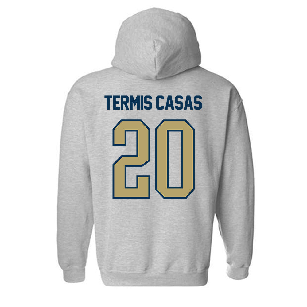 Georgia Tech - NCAA Women's Basketball : Ariadna Termis Casas - NCAA® March Madness® 2025 Shersey Hooded Sweatshirt-1
