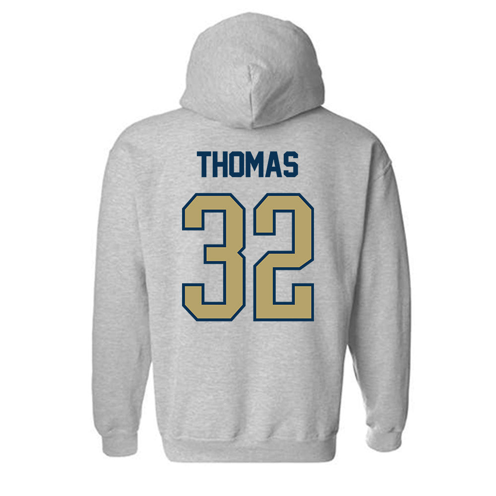 Georgia Tech - NCAA Women's Basketball : D'Asia Thomas - NCAA® March Madness® 2025 Shersey Hooded Sweatshirt-1