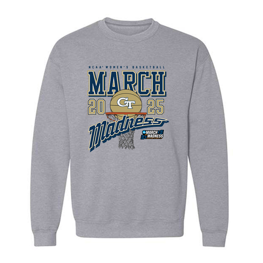 Georgia Tech - NCAA Women's Basketball : In�s Noguero - NCAA® March Madness® 2025 Shersey Crewneck Sweatshirt-0