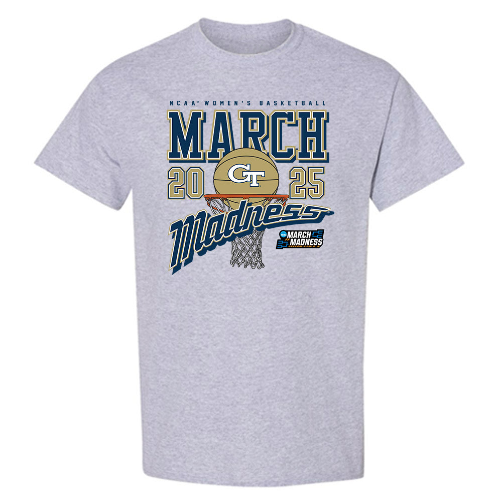Georgia Tech - NCAA Women's Basketball : D'Asia Thomas - NCAA® March Madness® 2025 Shersey T-Shirt-0