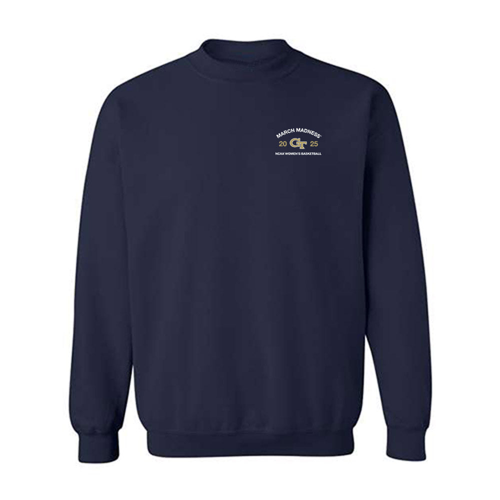 Georgia Tech - NCAA Women's Basketball : - NCAA® March Madness® 2025 Roster Crewneck Sweatshirt-0