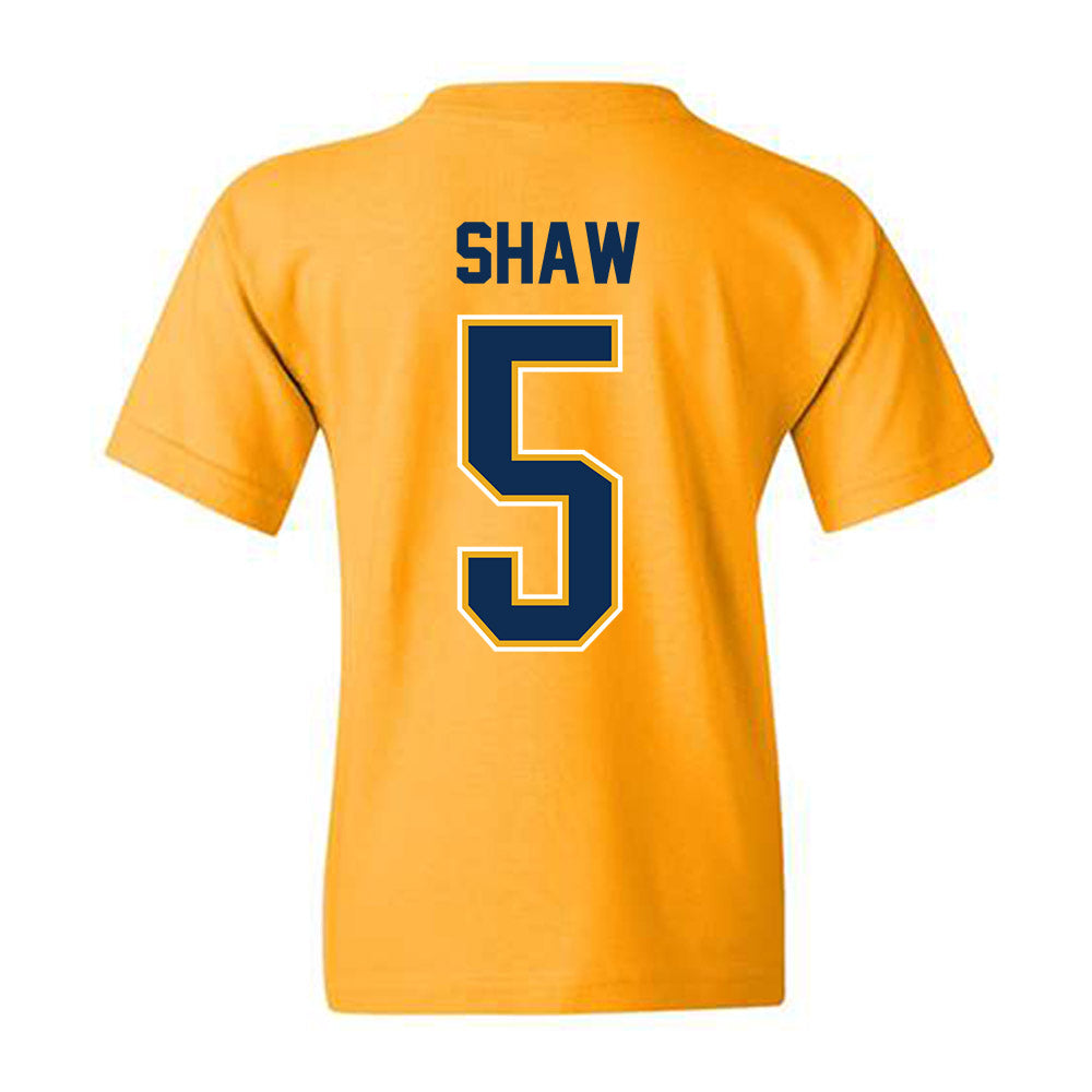 West Virginia - NCAA Women's Basketball : Sydney Shaw - NCAA® March Madness® 2025 Shersey Youth T-Shirt-1
