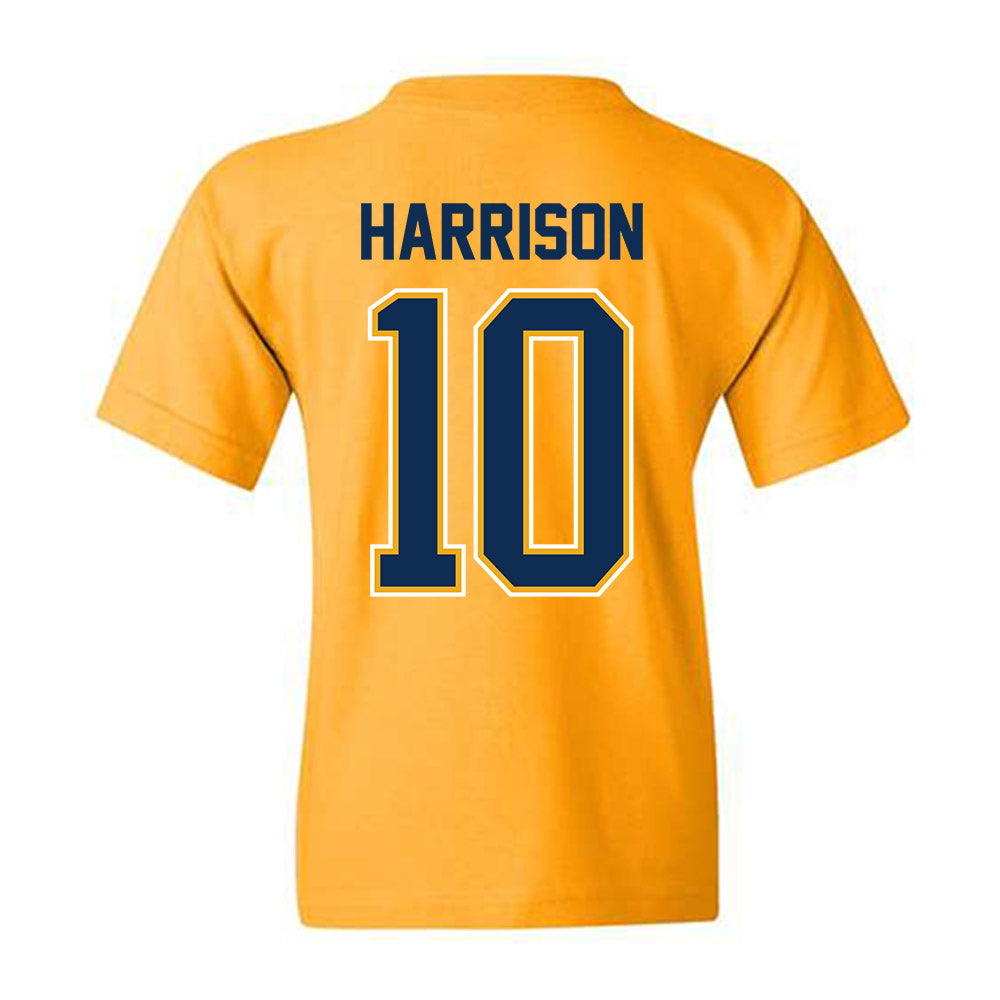 West Virginia - NCAA Women's Basketball : Jordan Harrison - NCAA® March Madness® 2025 Shersey Youth T-Shirt-1