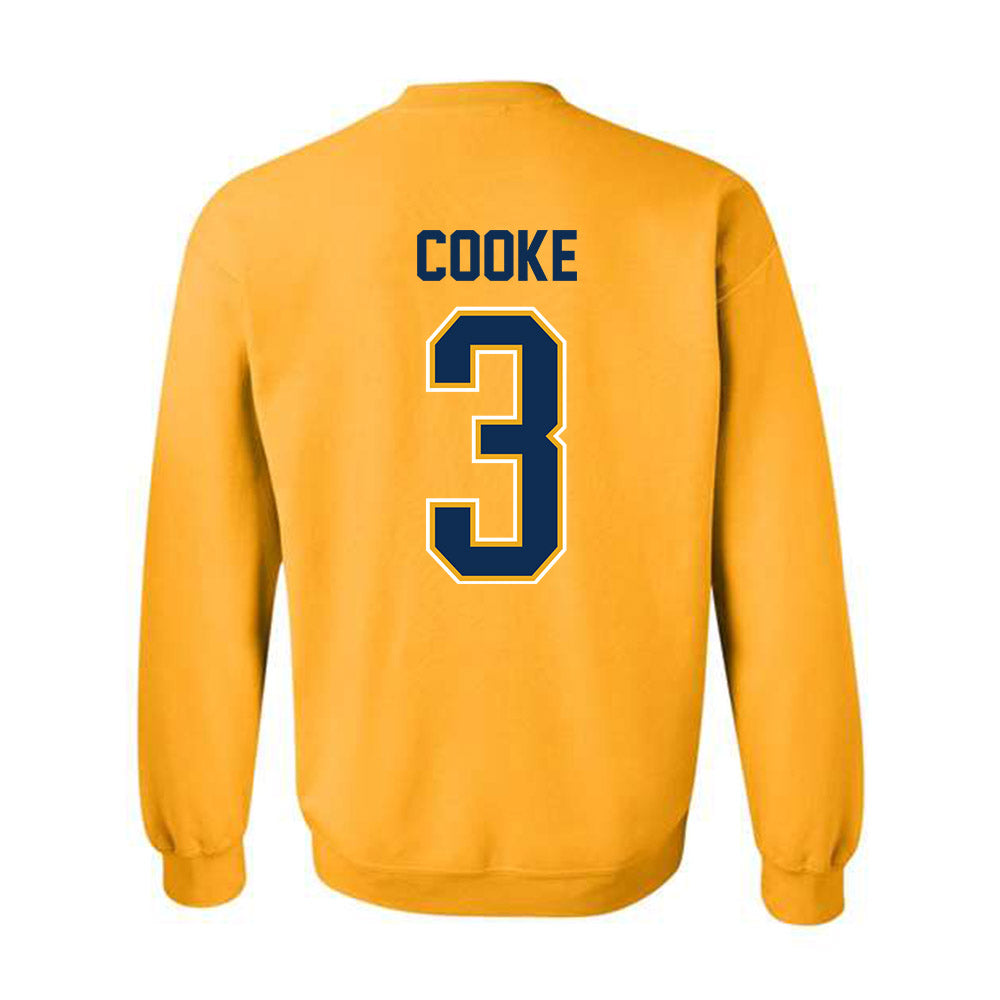 West Virginia - NCAA Women's Basketball : Gia Cooke - NCAA® March Madness® 2025 Shersey Crewneck Sweatshirt-1