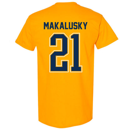 West Virginia - NCAA Women's Basketball : Riley Makalusky - NCAA® March Madness® 2025 Shersey T-Shirt-1