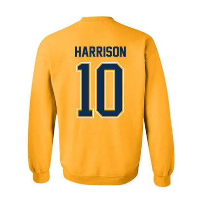 West Virginia - NCAA Women's Basketball : Jordan Harrison - NCAA® March Madness® 2025 Shersey Crewneck Sweatshirt-1