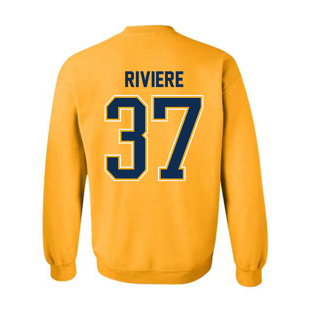 West Virginia - NCAA Women's Basketball : Celia Riviere - NCAA® March Madness® 2025 Shersey Crewneck Sweatshirt-1
