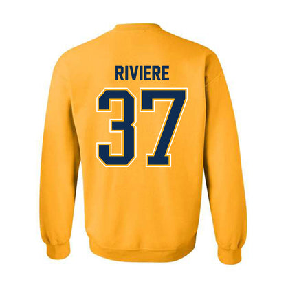 West Virginia - NCAA Women's Basketball : Celia Riviere - NCAA® March Madness® 2025 Shersey Crewneck Sweatshirt-1