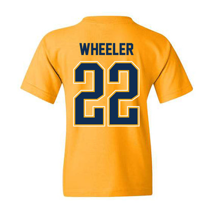 West Virginia - NCAA Women's Basketball : Kierra Wheeler - NCAA® March Madness® 2025 Shersey Youth T-Shirt-1