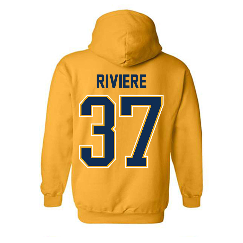West Virginia - NCAA Women's Basketball : Celia Riviere - NCAA® March Madness® 2025 Shersey Hooded Sweatshirt-1