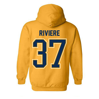 West Virginia - NCAA Women's Basketball : Celia Riviere - NCAA® March Madness® 2025 Shersey Hooded Sweatshirt-1