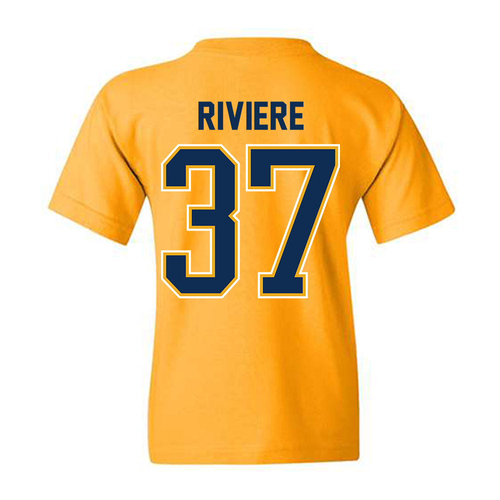 West Virginia - NCAA Women's Basketball : Celia Riviere - NCAA® March Madness® 2025 Shersey Youth T-Shirt-1