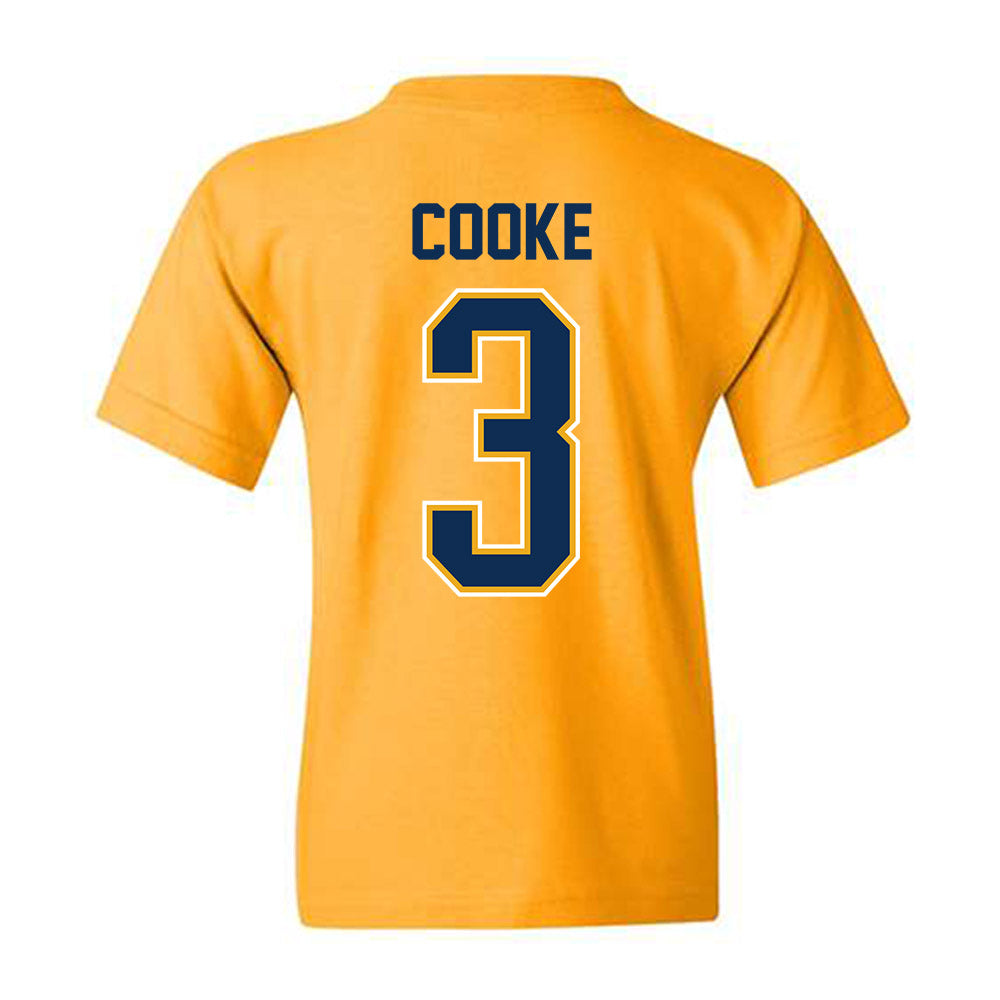 West Virginia - NCAA Women's Basketball : Gia Cooke - NCAA® March Madness® 2025 Shersey Youth T-Shirt-1