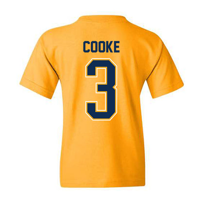 West Virginia - NCAA Women's Basketball : Gia Cooke - NCAA® March Madness® 2025 Shersey Youth T-Shirt-1