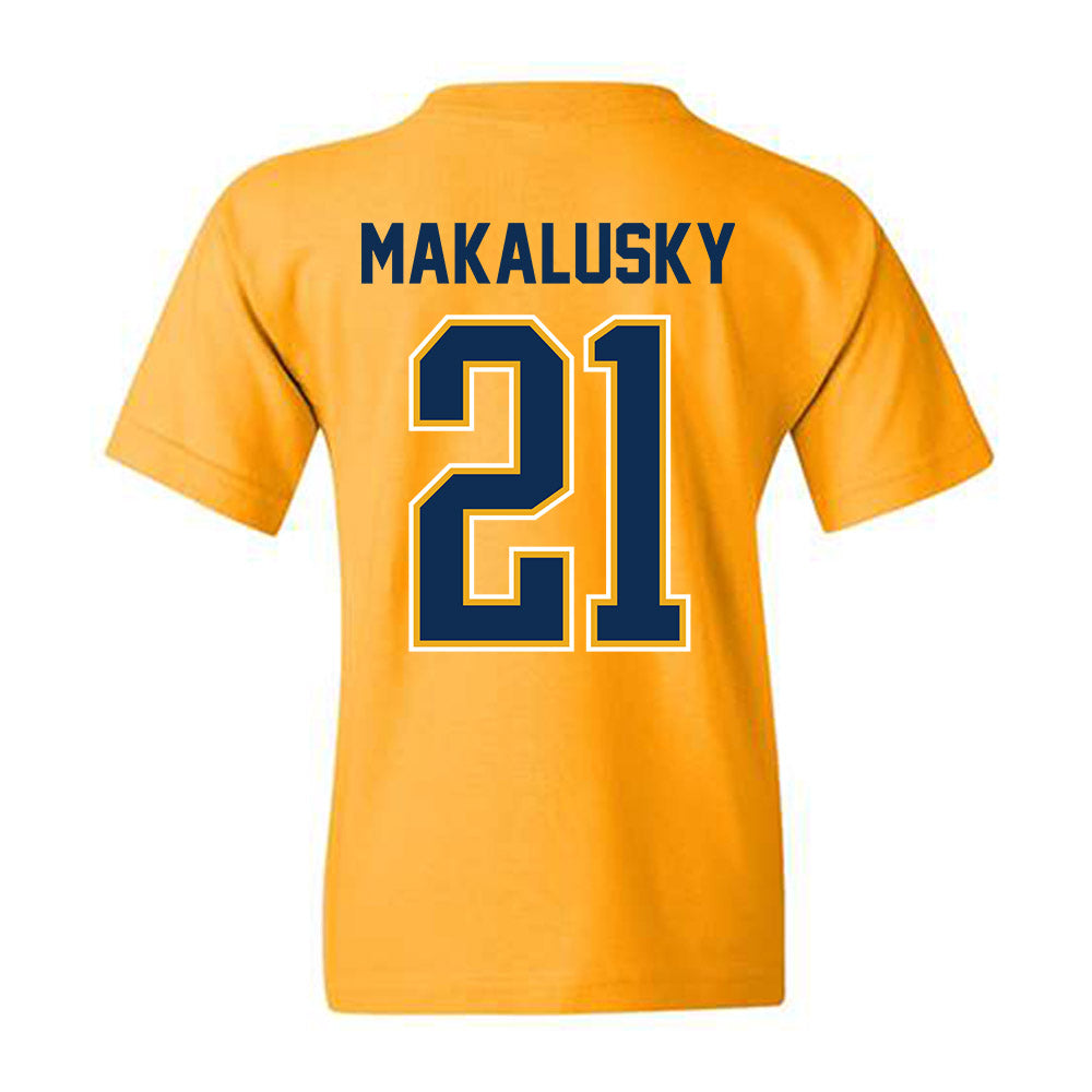 West Virginia - NCAA Women's Basketball : Riley Makalusky - NCAA® March Madness® 2025 Shersey Youth T-Shirt-1