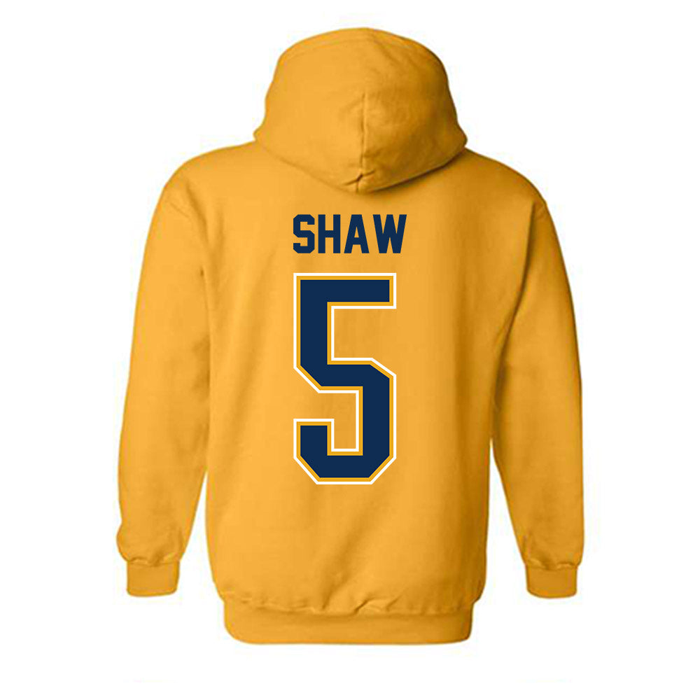 West Virginia - NCAA Women's Basketball : Sydney Shaw - NCAA® March Madness® 2025 Shersey Hooded Sweatshirt-1