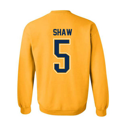 West Virginia - NCAA Women's Basketball : Sydney Shaw - NCAA® March Madness® 2025 Shersey Crewneck Sweatshirt-1