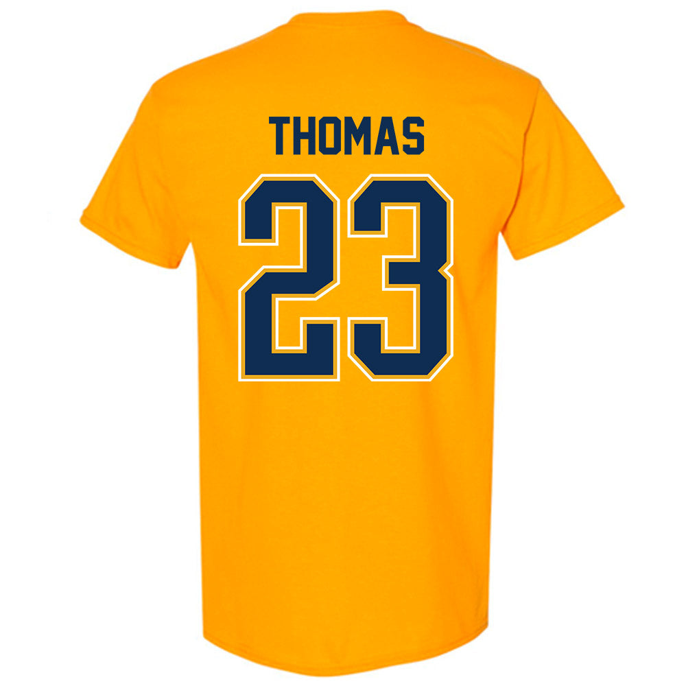West Virginia - NCAA Women's Basketball : Jordan Thomas - NCAA® March Madness® 2025 Shersey T-Shirt-1