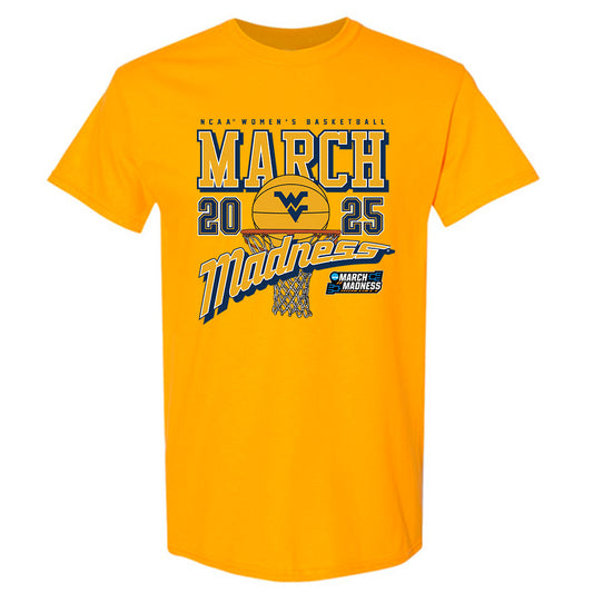 West Virginia - NCAA Women's Basketball : Riley Makalusky - NCAA® March Madness® 2025 Shersey T-Shirt-0