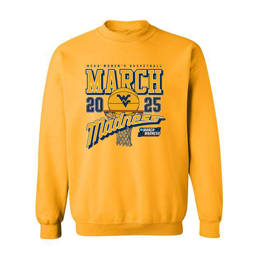 West Virginia - NCAA Women's Basketball : Celia Riviere - NCAA® March Madness® 2025 Shersey Crewneck Sweatshirt-0