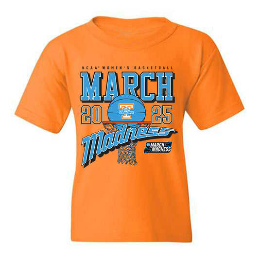 Tennessee - NCAA Women's Basketball : Talaysia Cooper - NCAA® March Madness® 2025 Shersey Youth T-Shirt-0